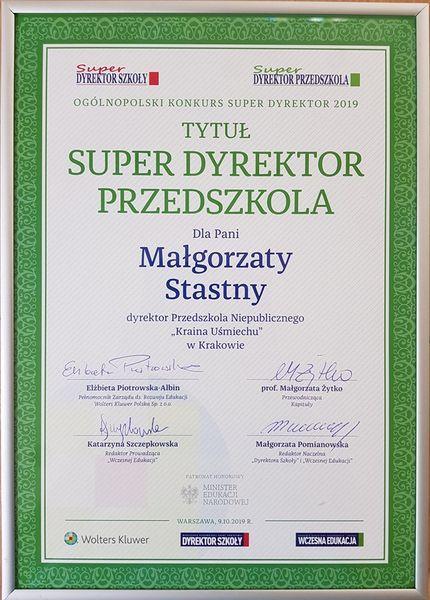 super dyrektor przedszkola